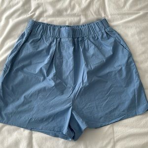 The Frankie shop cotton poplin boxer shorts